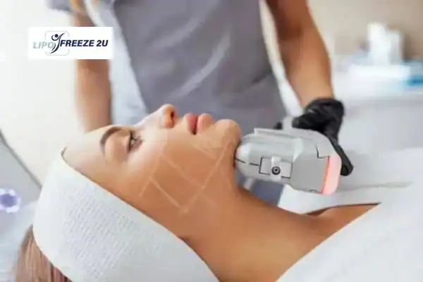 image of HIFU Edinburgh treatment in progress.